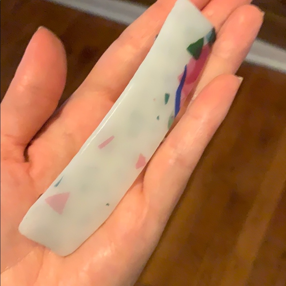 Fused Glass Hair Barrette